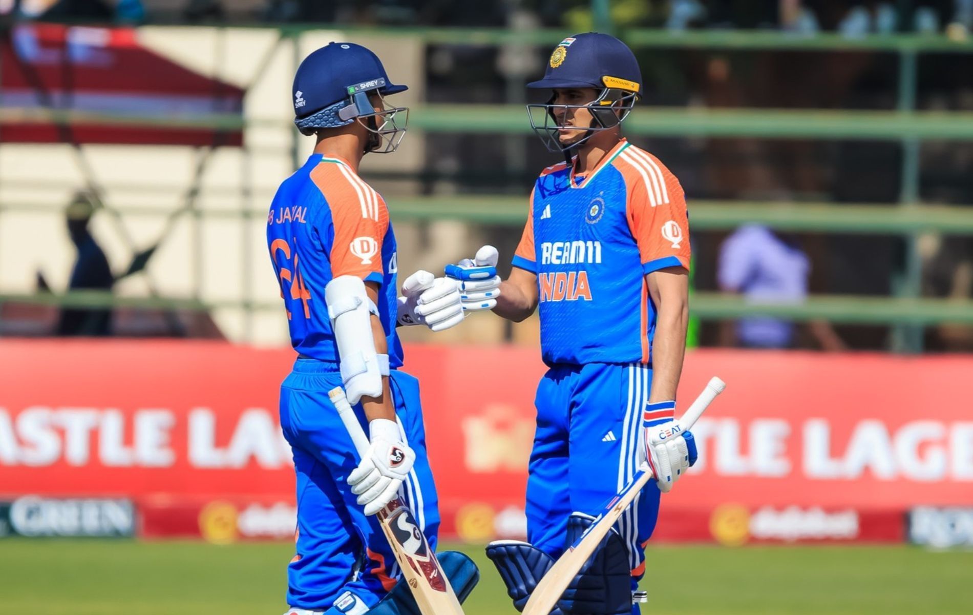 Yashasvi Jaiswal (L) with Shubman Gill (R). (Pic: BCCI/Instagram)