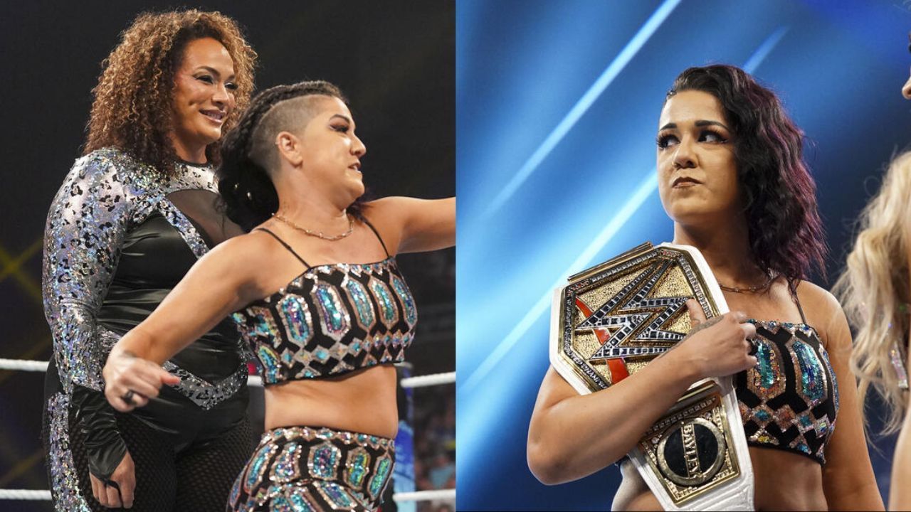 Bayley could struggle to defend her title against Nia Jax at SummerSlam (Image credit: wwe.com)