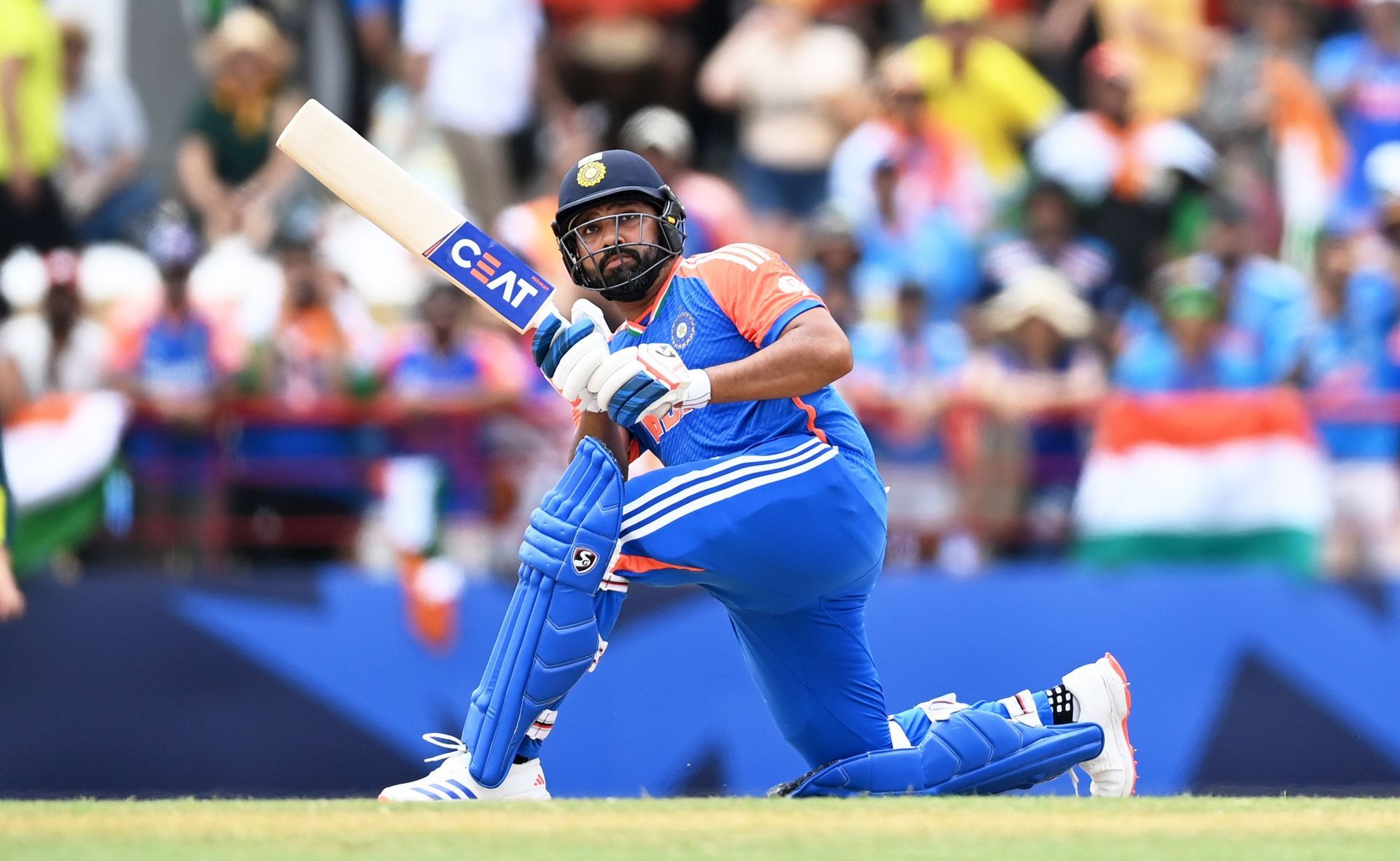 Rohit Sharma was India’s leading run-getter in the 2024 T20 World Cup (Image Credits: Getty Images)