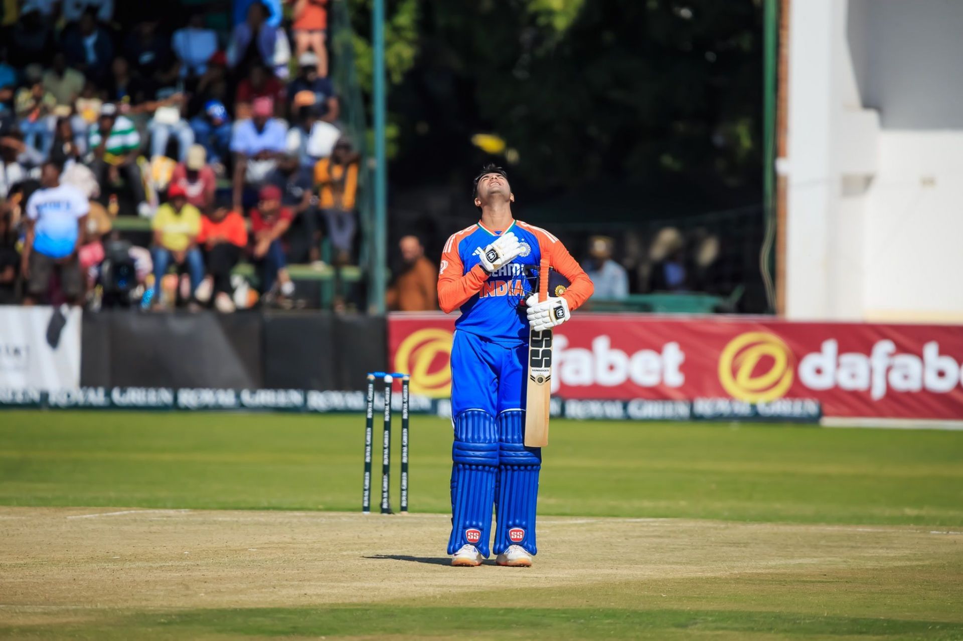 Abhishek Sharma scored a century in the second T20I against Zimbabwe. [P/C: BCCI/X]