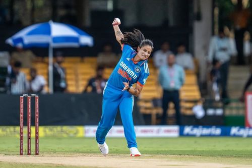 Renuka Singh didn't play the final two ODIs against South Africa. [P/C: BCCI]