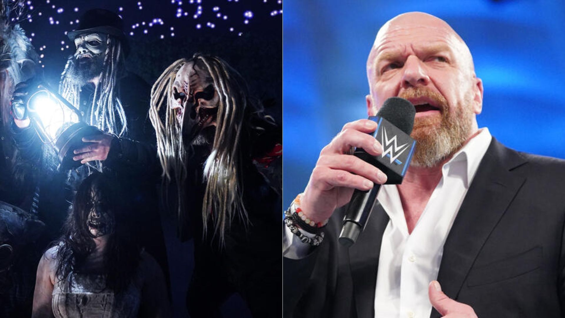 Triple H (right) is WWE