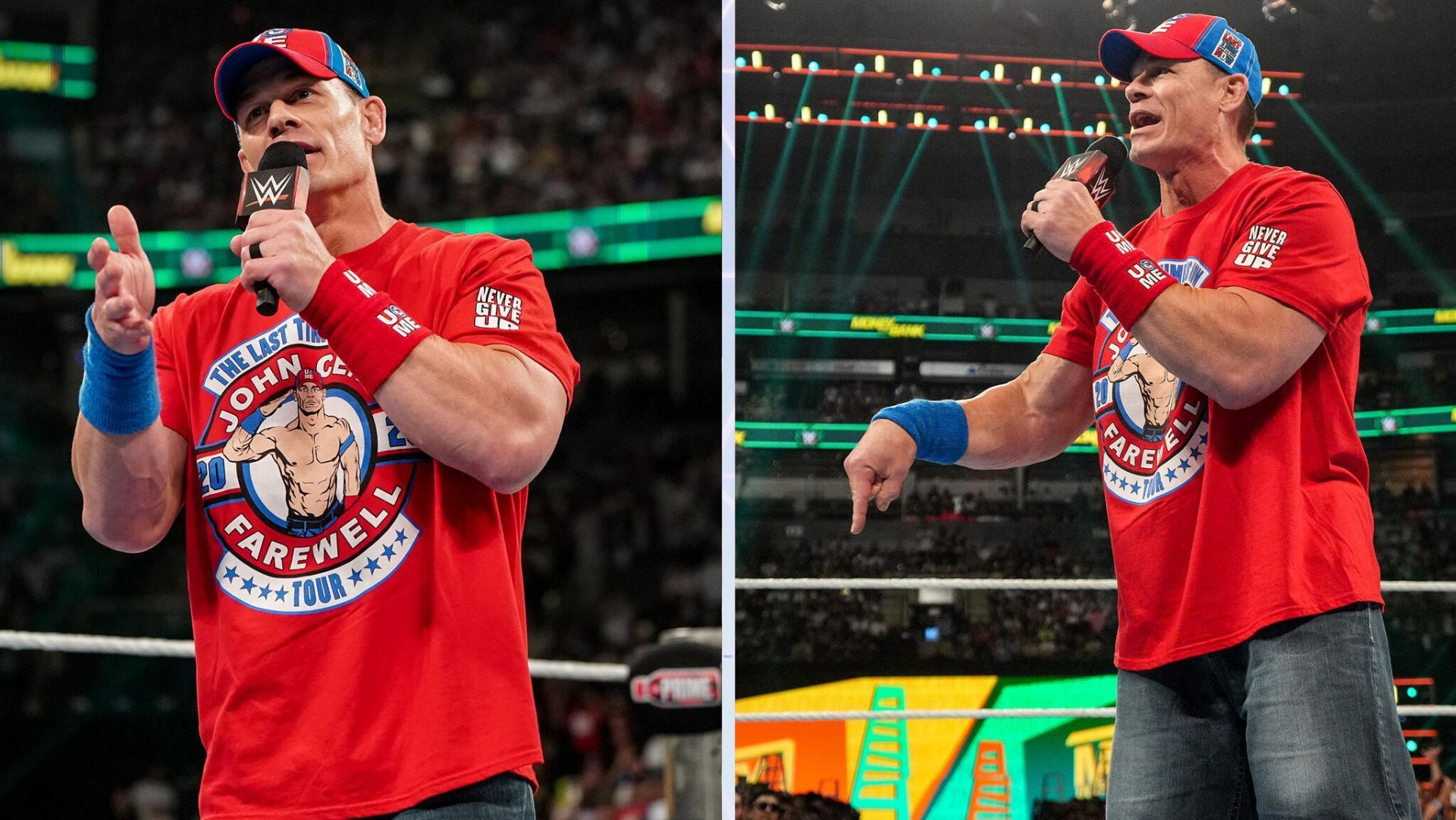 John Cena was present at WrestleMania 40. [Image Source: WWE.com]