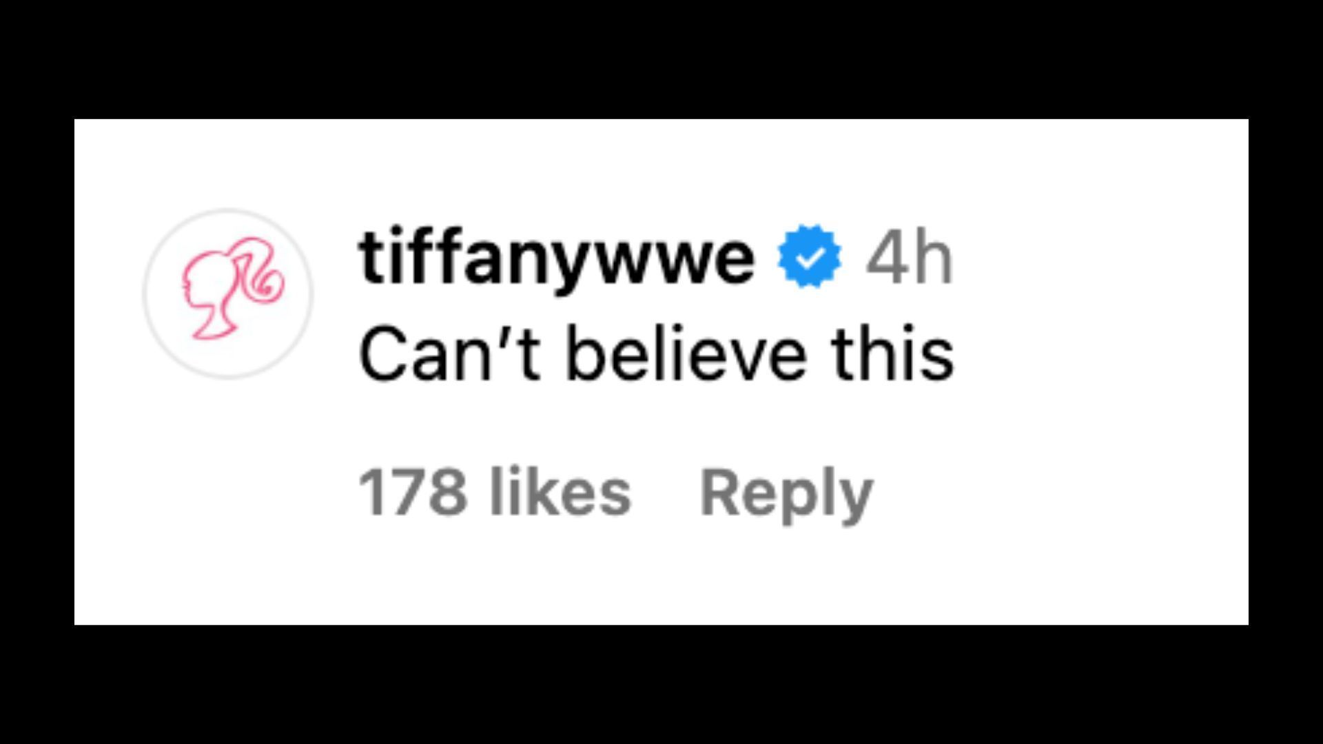 Stratton reacts to Bayley destroying her MITB briefcase on Instagram.