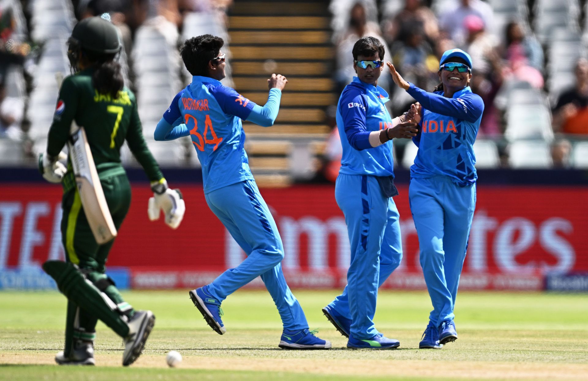 Pakistan’s batters perished like nine pins. (Image Credits: Getty Images)