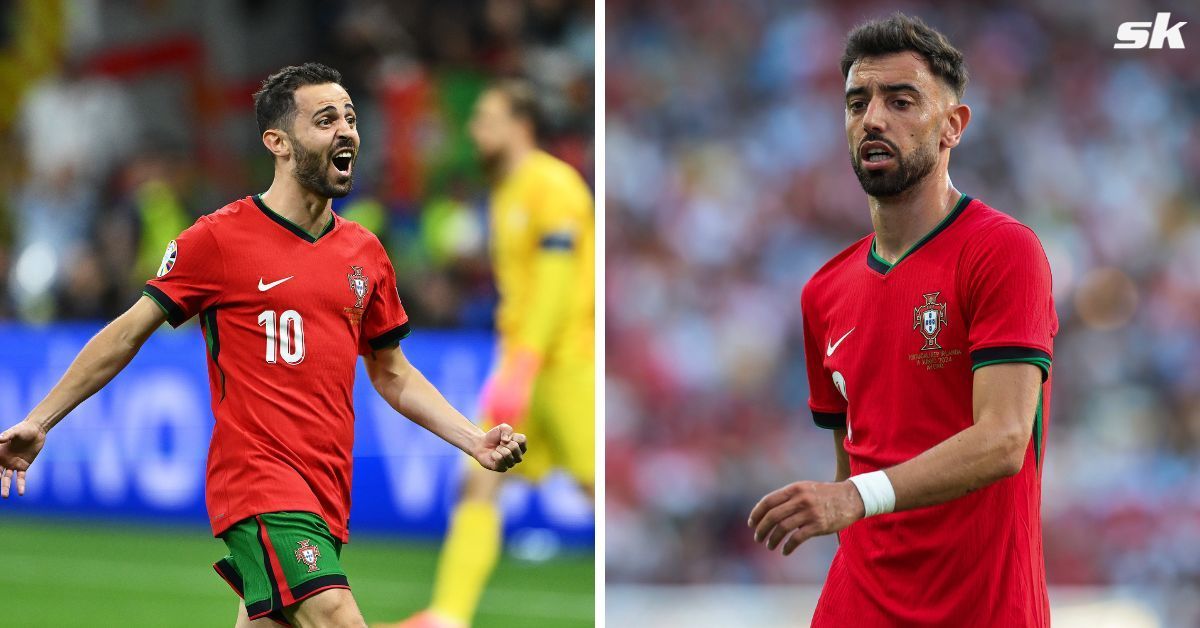 Bernardo Silva (left) and Bruno Fernandes (right) 