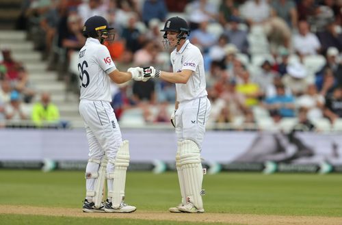 Harry Brook and Joe Root. (Image Credits: Getty)