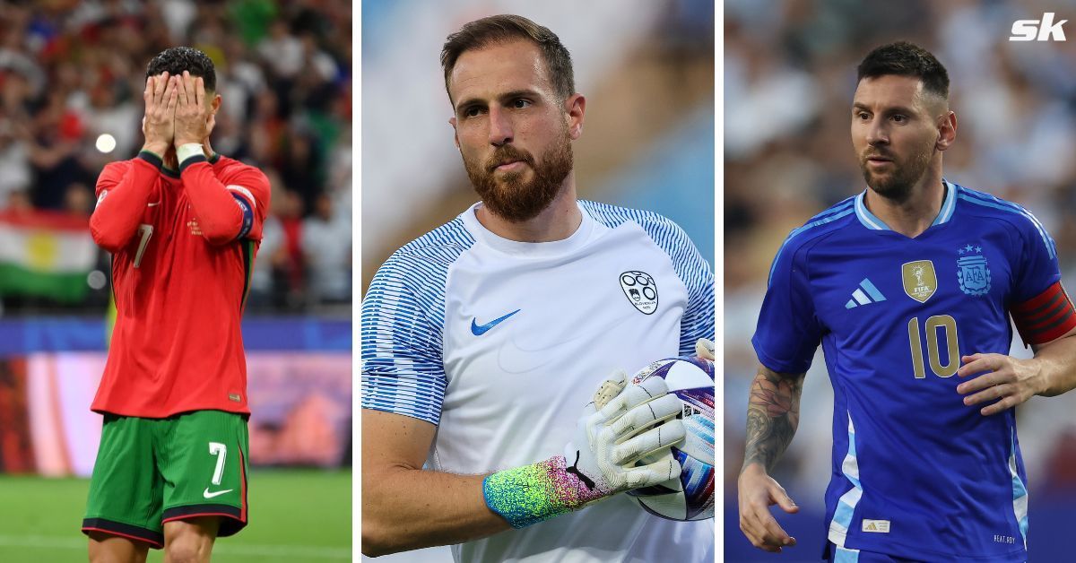 Jan Oblak joins 39-year-old Brazilian as the only two goalkeepers to save penalties from Cristiano Ronaldo and Lionel Messi.