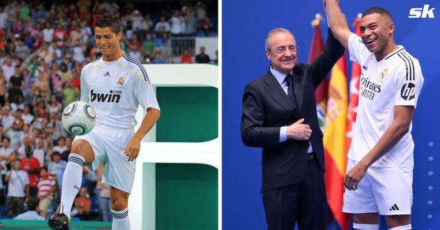 Did more fans attend Kylian Mbappe's Real Madrid presentation compared to Cristiano Ronaldo in 2009?