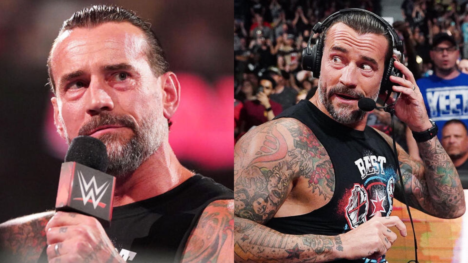 Punk is currently out with a torn triceps. [Photos: WWE.com]