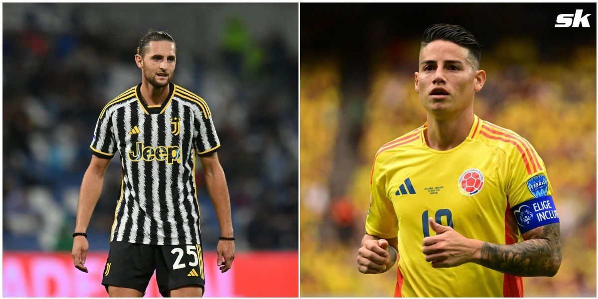 Adrien Rabiot and James Rodriguez