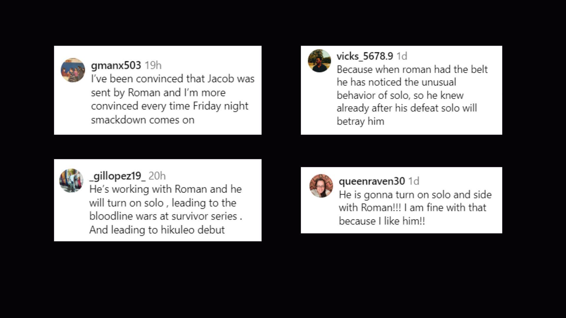 Fan reactions [Photo Credit: Screenshots of fan reactions to @fatu.family&#039;s Instagram post]