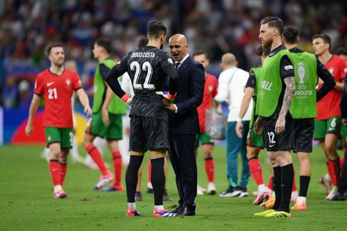 Diogo Costa (left) and Roberto Martinez