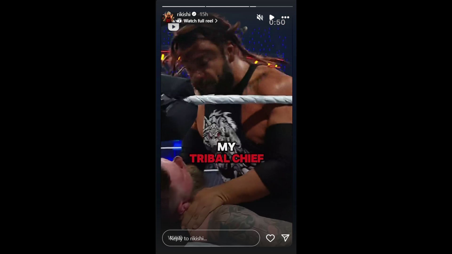 Screenshot of Rikishi&#039;s Instagram Story (Credit: Rikishi&#039;s Instagram)