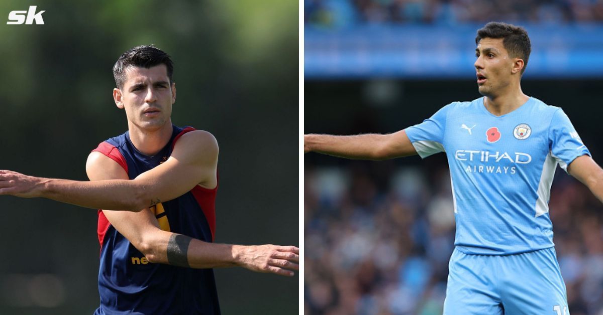 Alvaro Morata (left) and Rodri