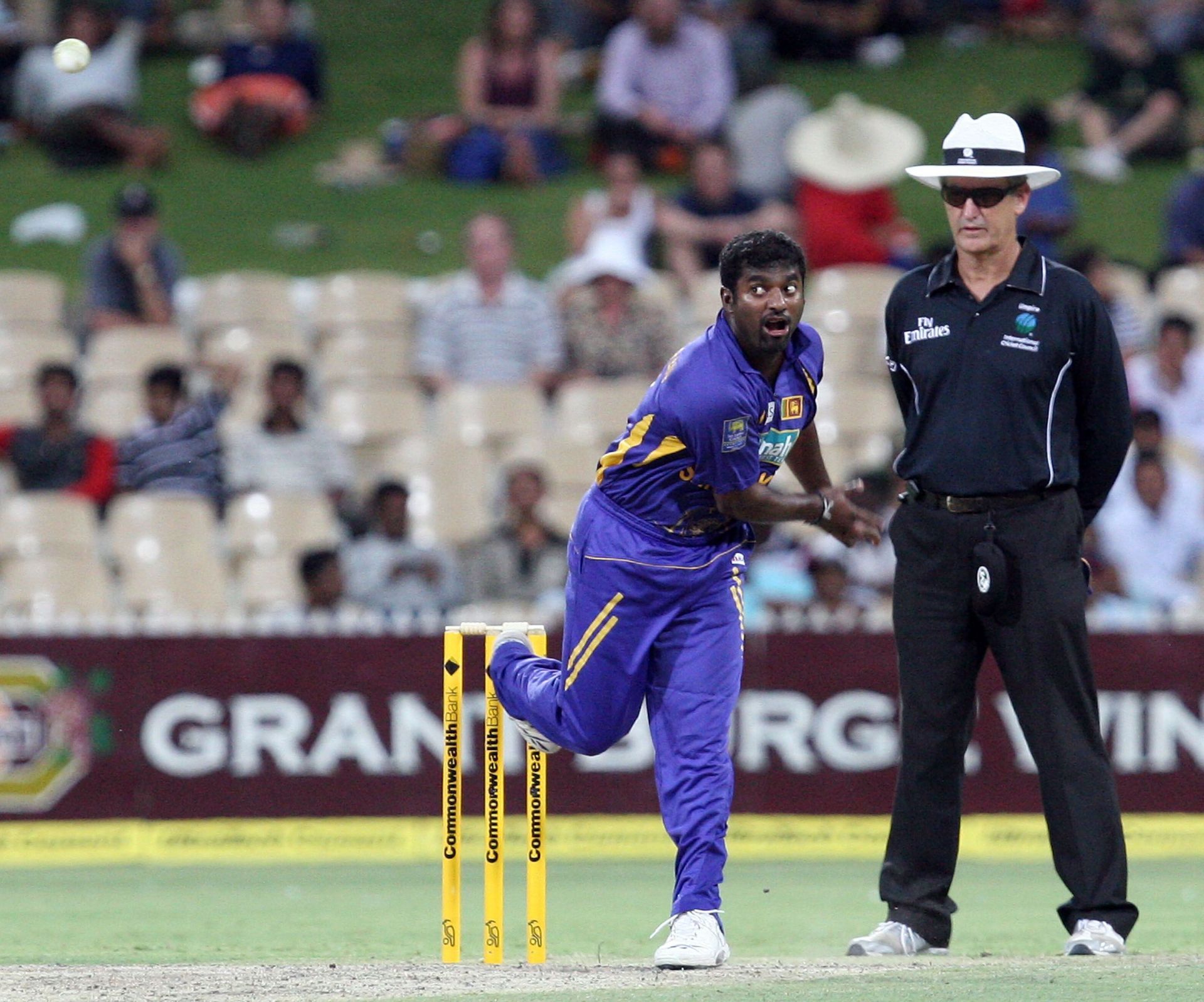 Muttiah Muralitharan has claimed most wickets in international cricket by some distance. (Image Credits: Getty Images)