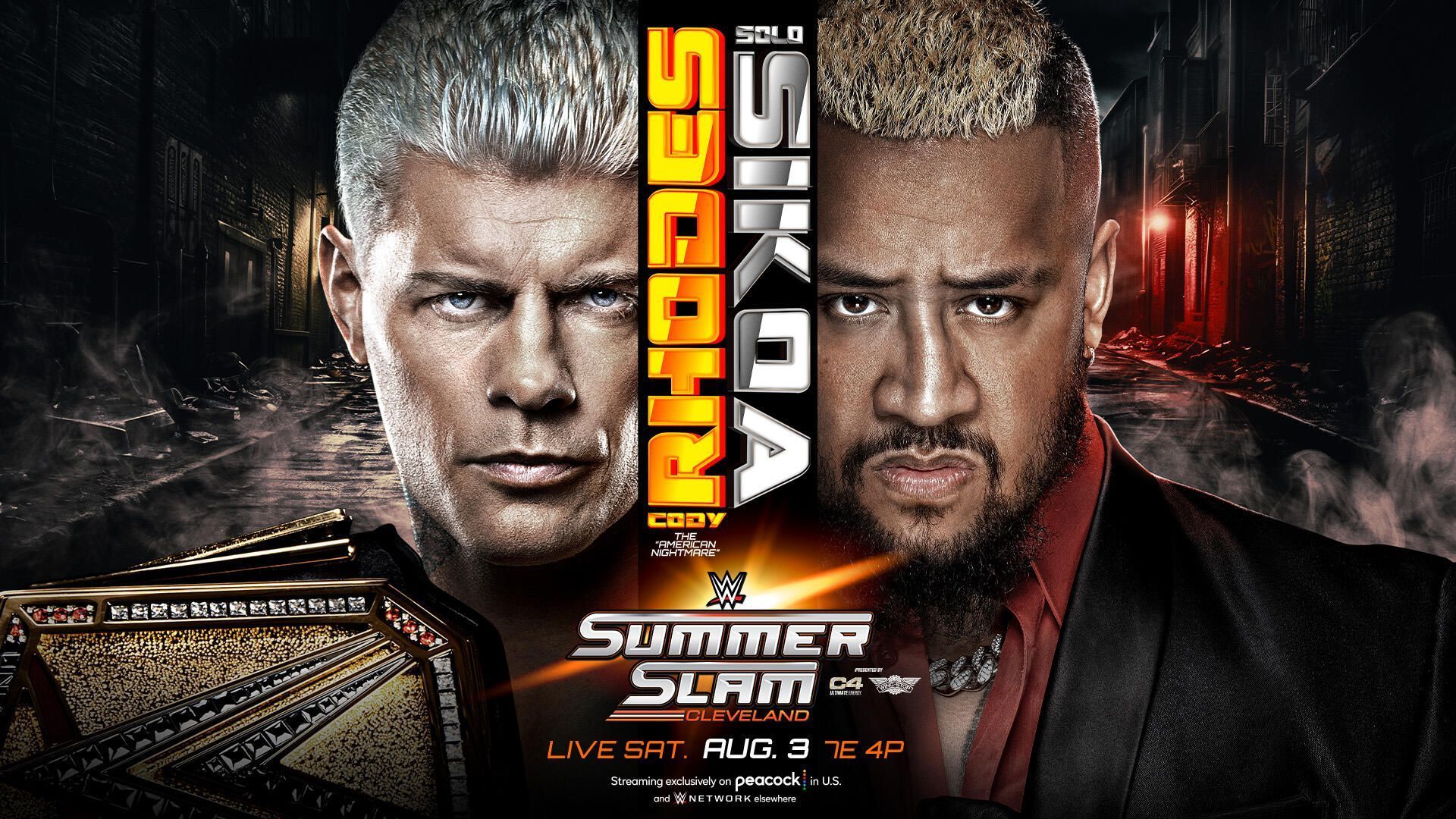 Cody Rhodes and Solo Sikoa will clash at SummerSlam (Photo credit: WWE.com)