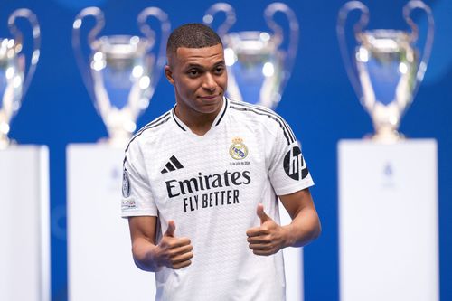 Real Madrid unveil new signing Kylian Mbappe