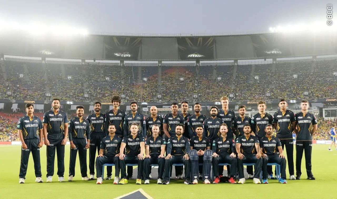 The Gujarat Titans side in IPL 2024. (PC: BCCI)