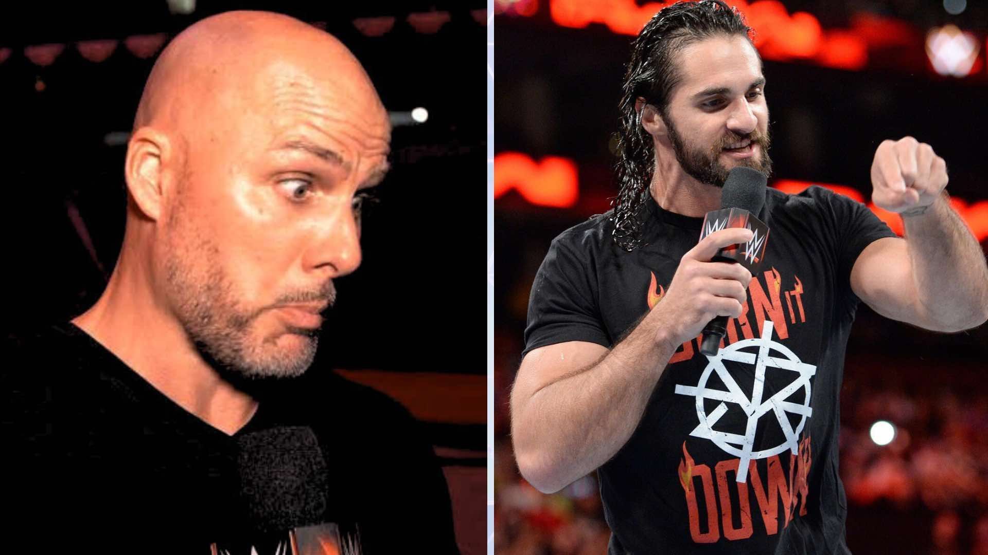 Adam Pearce and Seth Rollins in picture [Image credit: wwe.com]