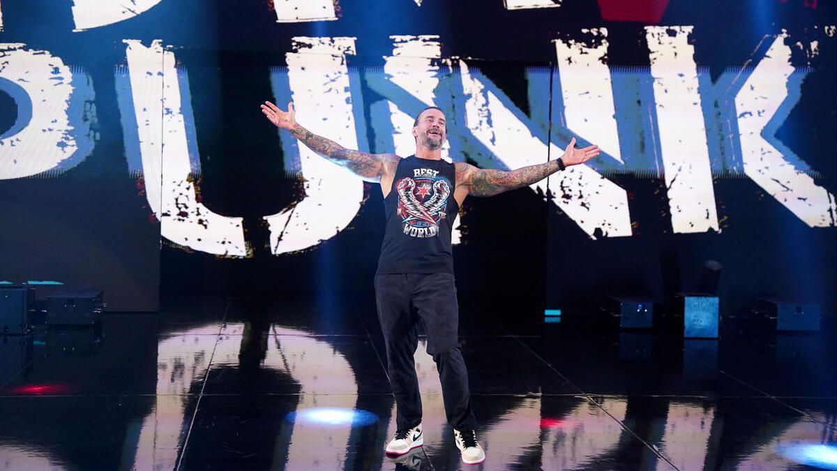 CM Punk was present on RAW! (Pic credit: WWE.com)