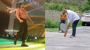 WWE दिग्गज The Great Khali पर चढ़ा क्रिकेट का खुमार, एक हाथ से लगाया अनोखा शॉट, देखें मजेदार वीडियो