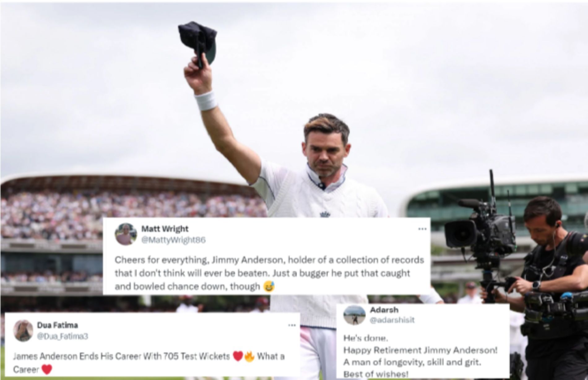 [Credit: Getty Image from CMS, @Dua_Fatima3 X handle, @MattyWright86 X handle, @adarshisit X handle