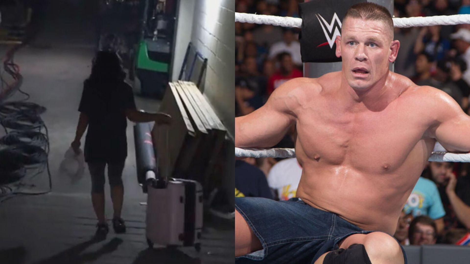 John Cena had a brief relationship with a 44-year-old WWE legend (Images credit: WWE.com and Mickie James