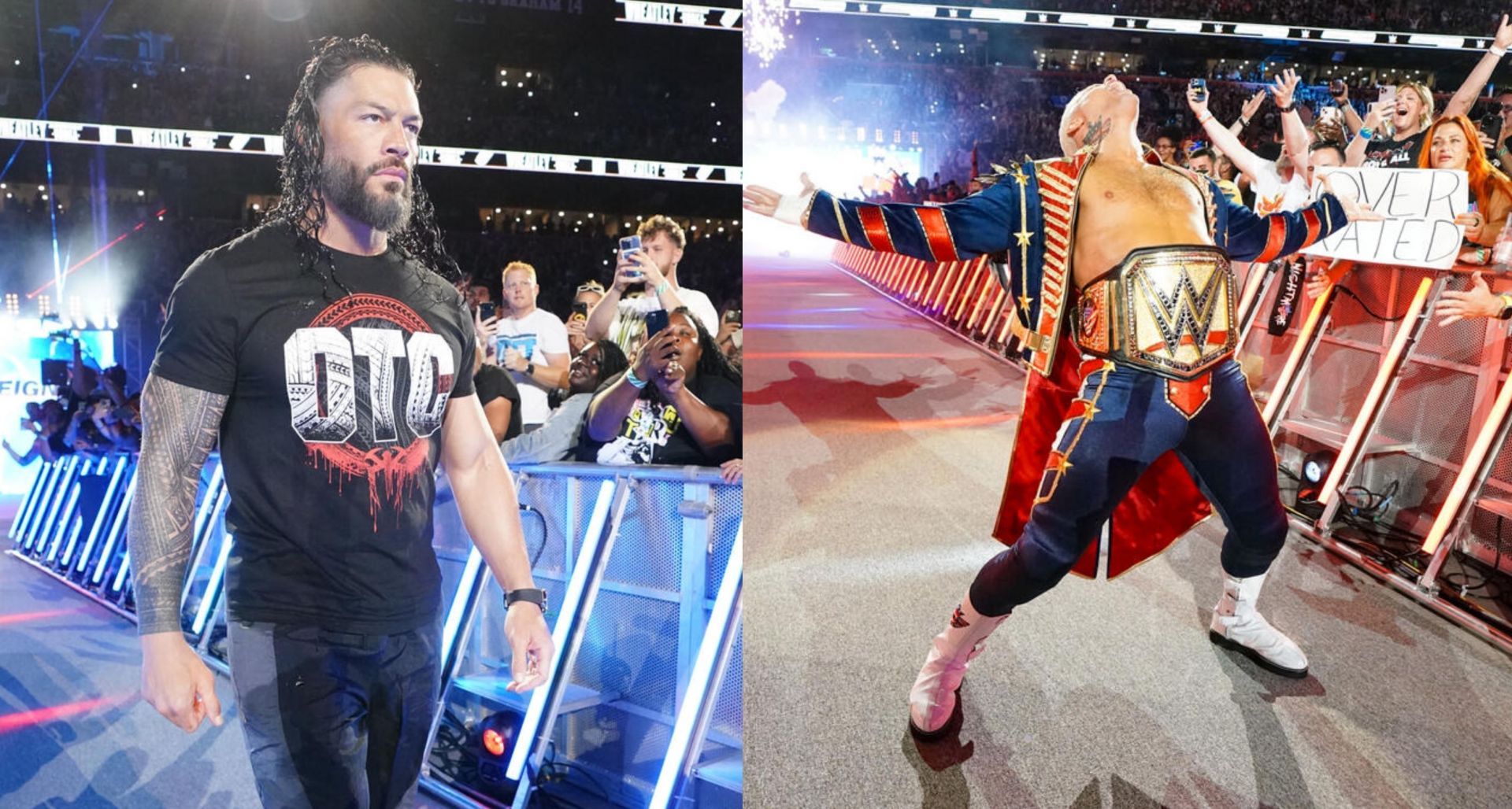 WWE SummerSlam में कोडी रोड्स का रोमन रेंस से मदद मिली (Photo: WWE.com)