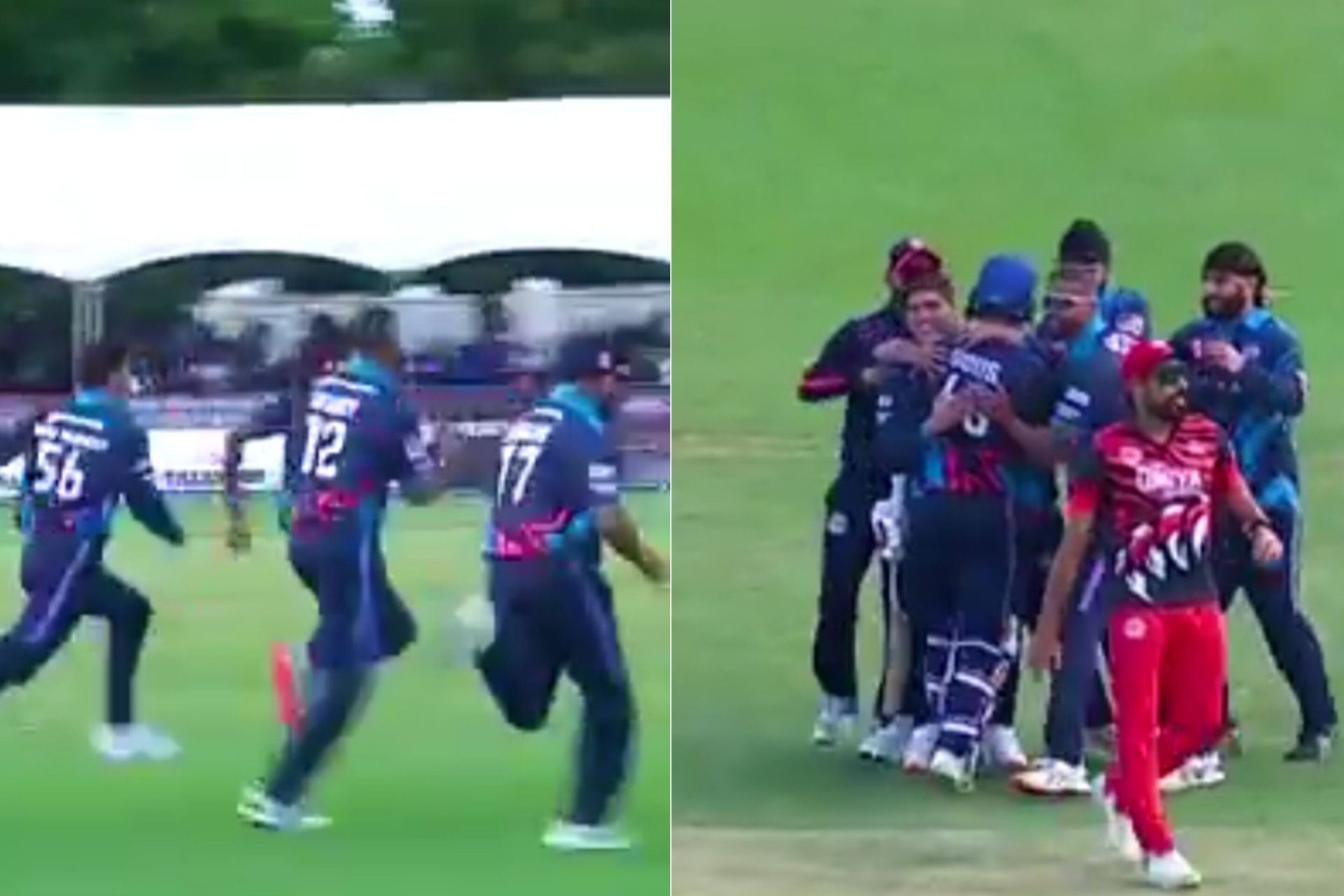 [Watch] Toronto Nationals players storm onto the field as they beat