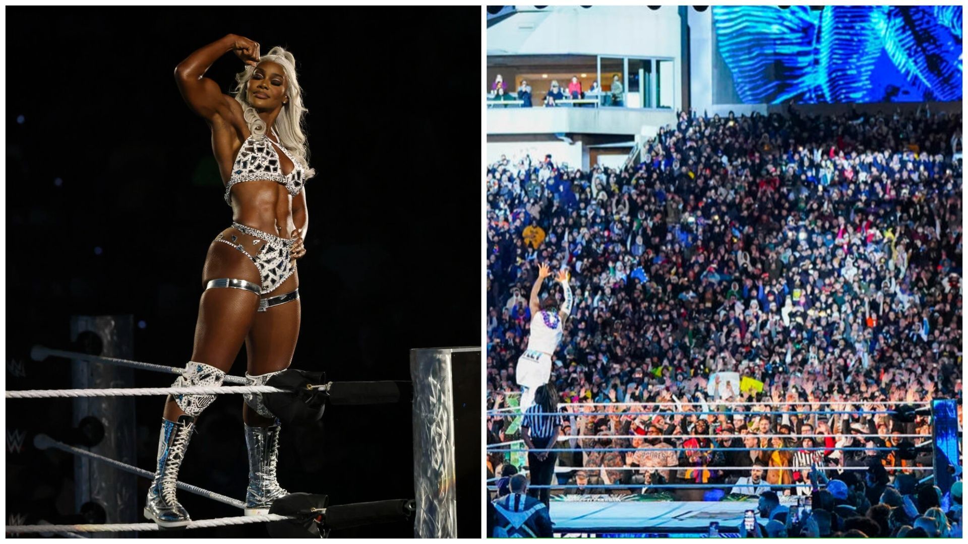 Jade Cargill leads a yeet chant at huge non-WWE event. (Photos: WWE.com)