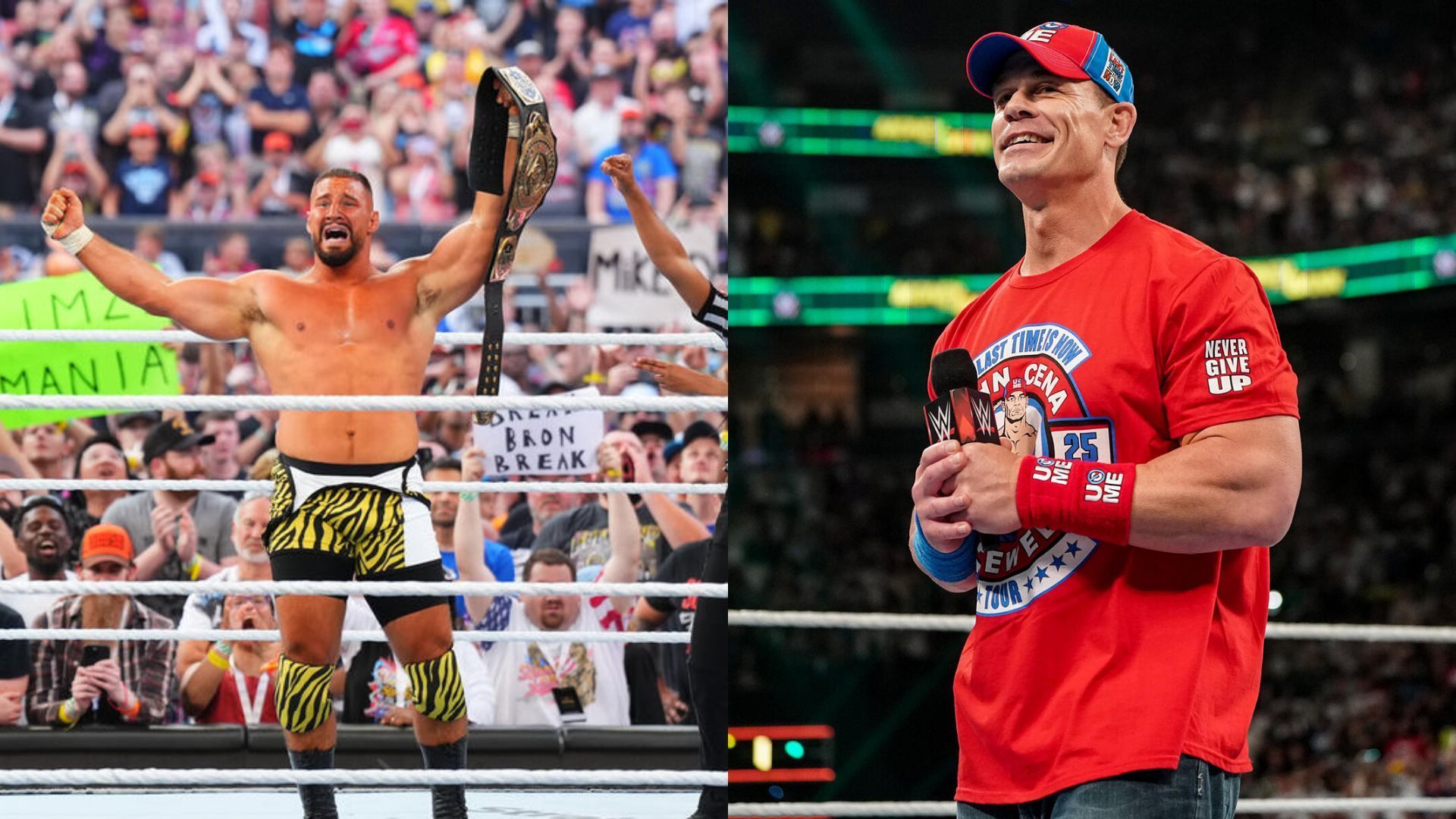 Bron Breakker and John Cena in picture [Image credits: wwe.com]