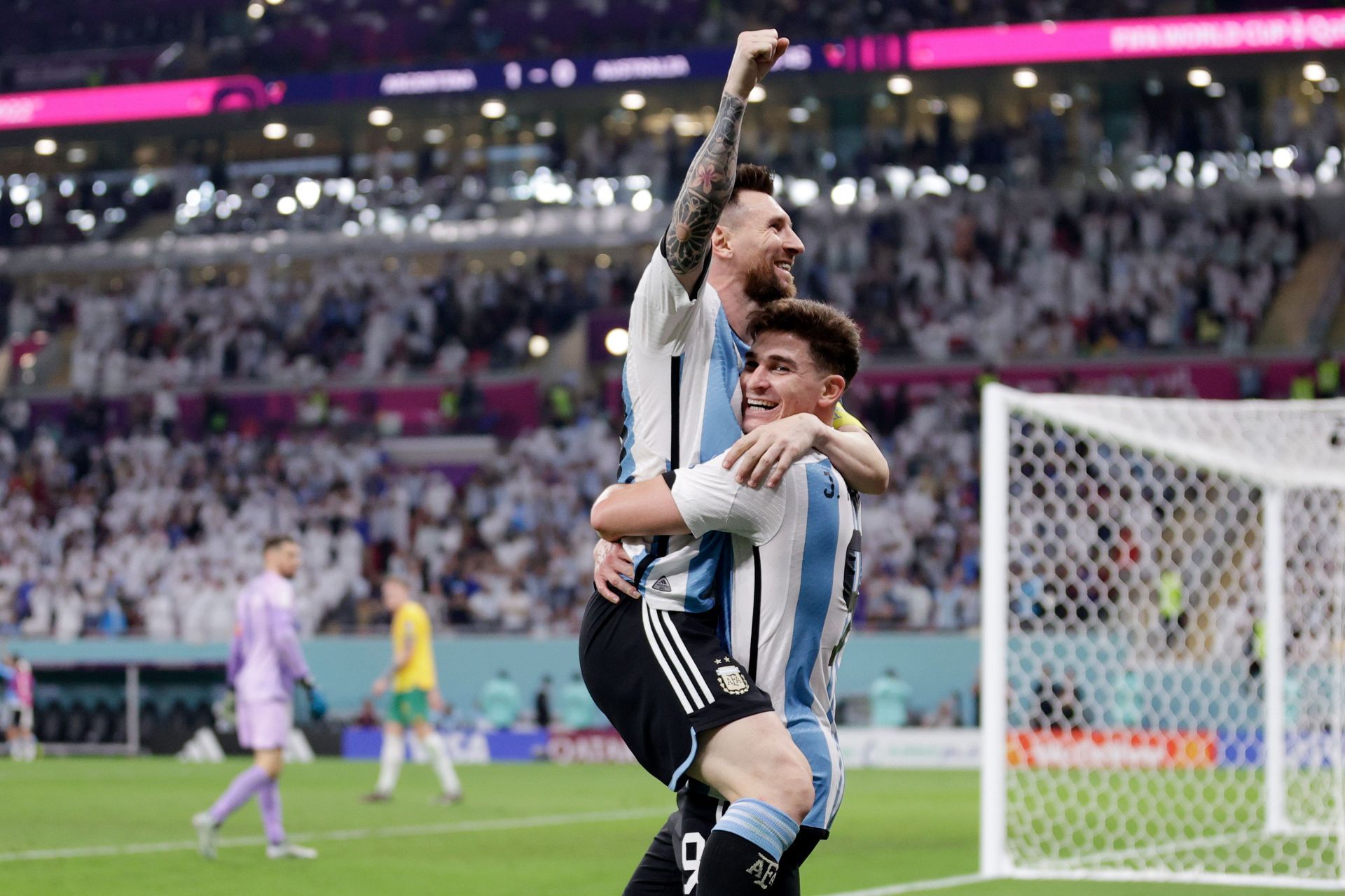 Lionel Messi and Julian Alvarez starred for Argentina at the World Cup.