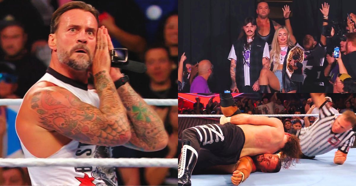 We got some big matches tonight on WWE RAW while CM Punk attacked a former World Champ! [Image credits: Screenshots from WWE RAW on Sony LIV]