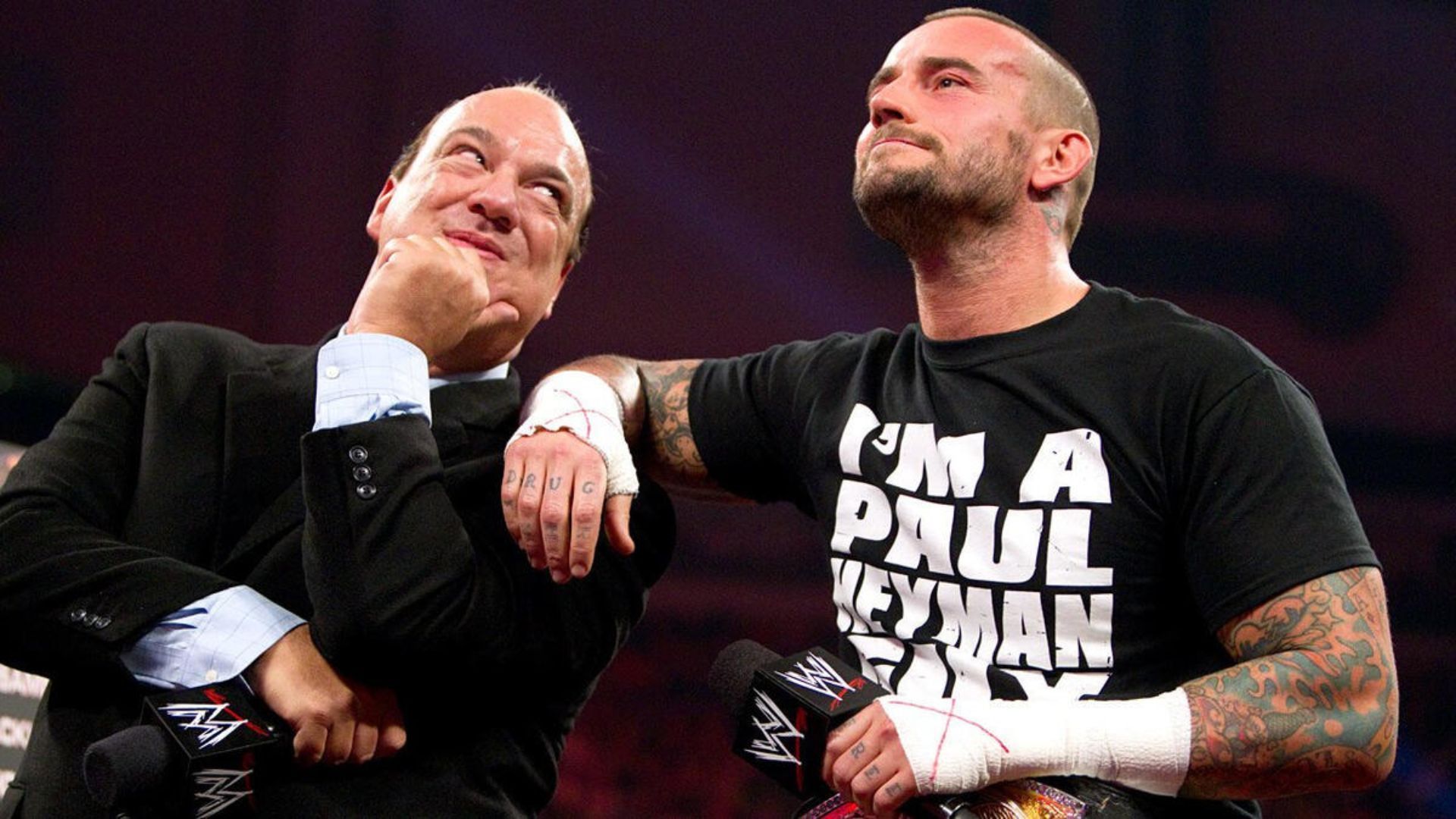 Paul Heyman and CM Punk in WWE [Photo credit: WWE]