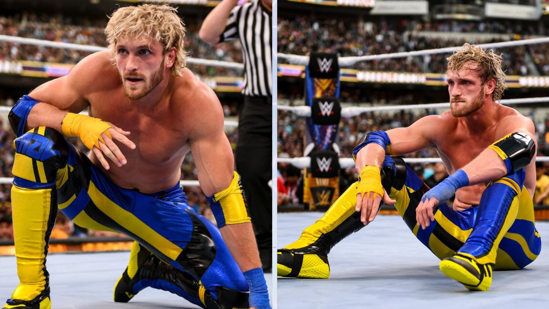 Logan Paul and WWE have a contract for PRIME. [Images Source: WWE.com]