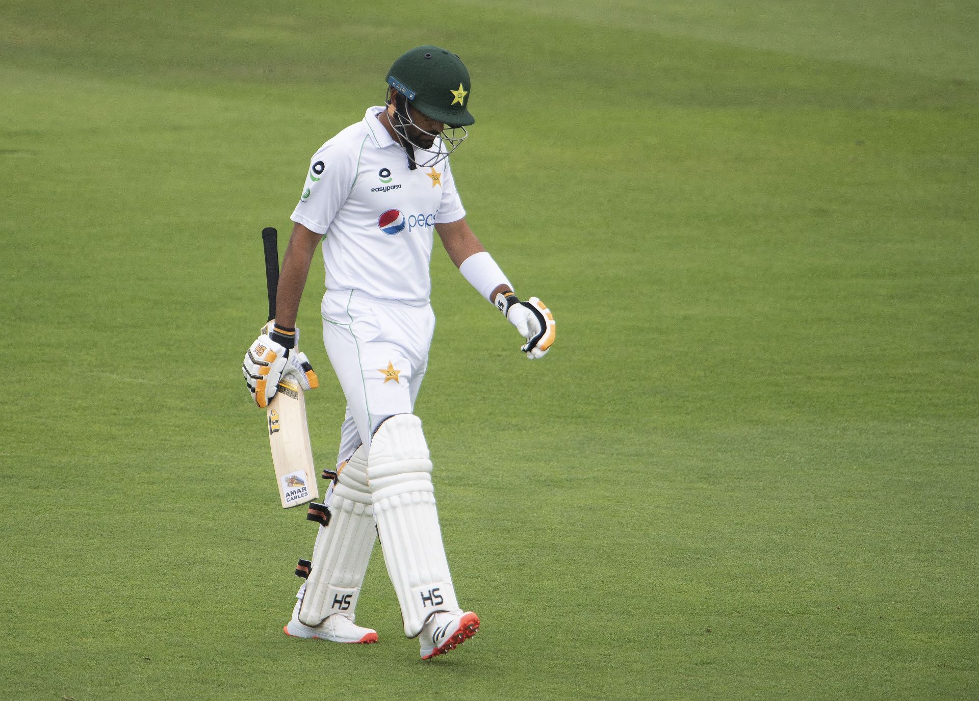 [Watch] Babar Azam dismissed for 0 off 2 balls in 1st Test of PAK vs