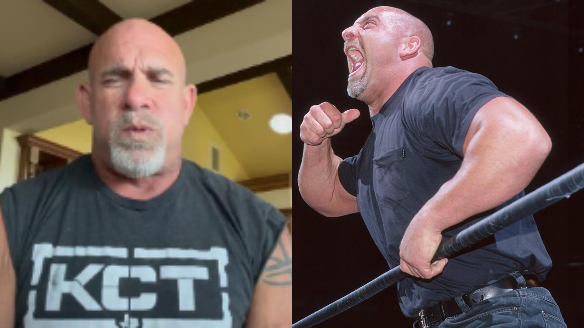 The WWE star had something to say (Credit: WWE.com &amp; Goldberg