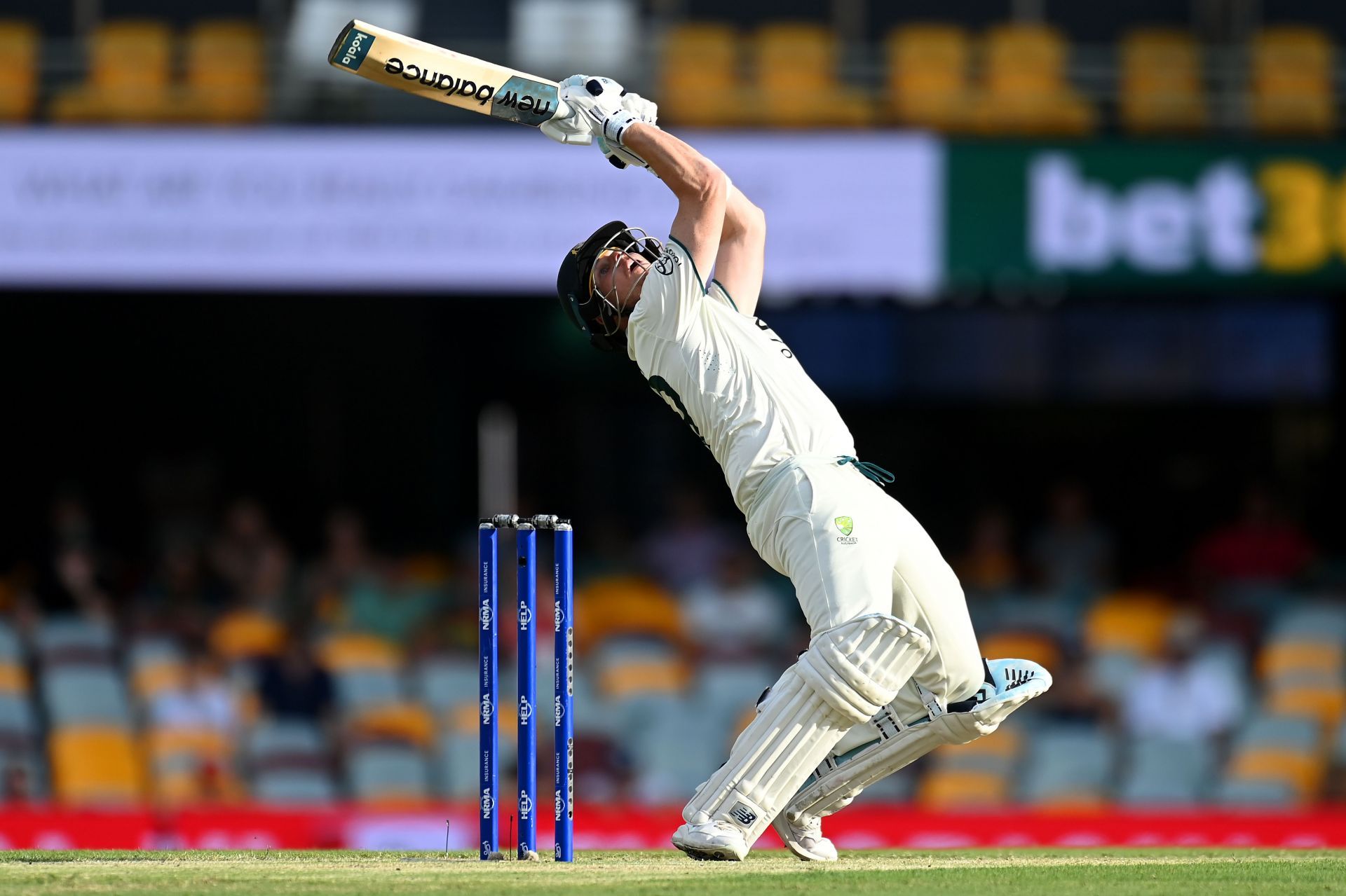 It has been far from smooth sailing for Smith at the top of the order in Tests [Credit: Getty]