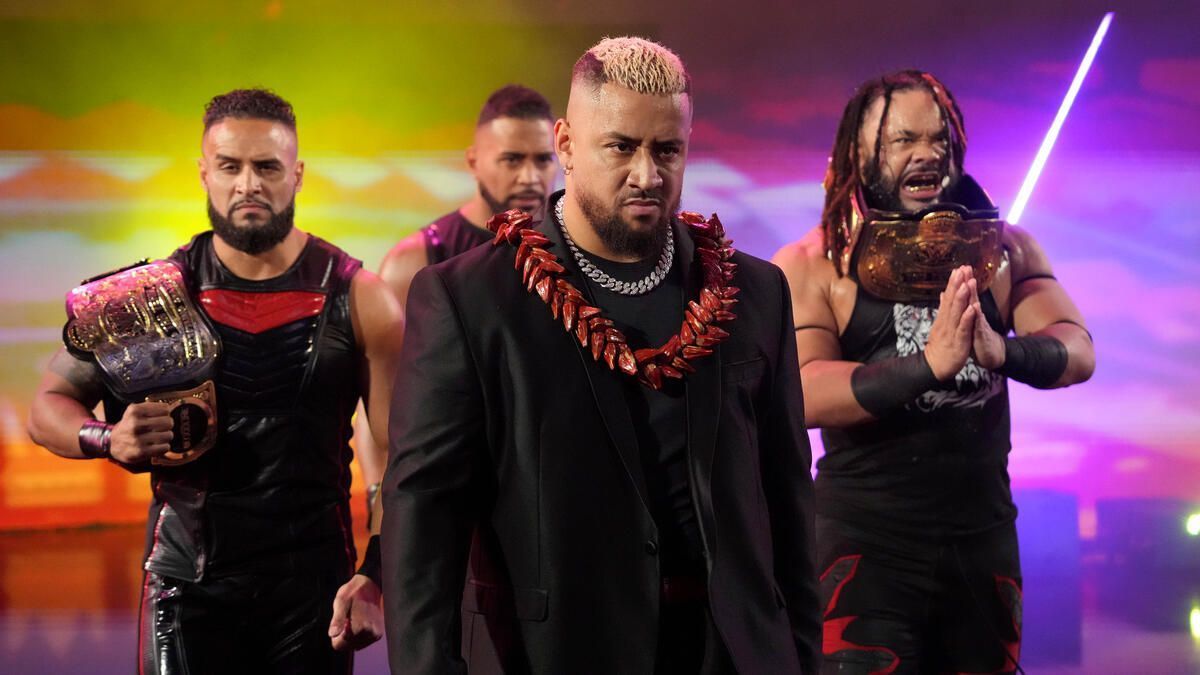 The Bloodline was out in full force on SmackDown (Pic from WWE.com)