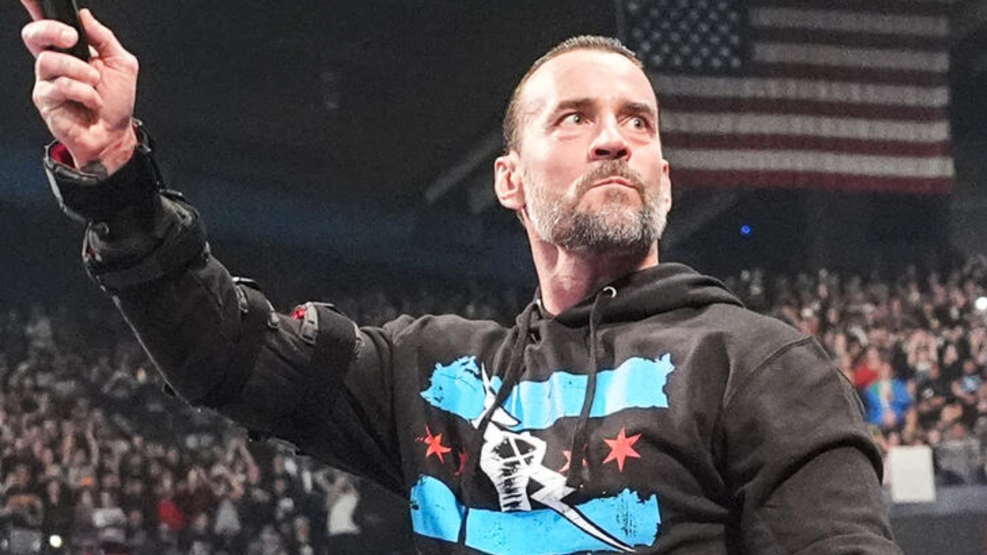 CM Punk performs on RAW [Photo credit: WWE]