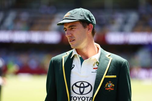 The Australian captain looks on. (Image credit: Getty)