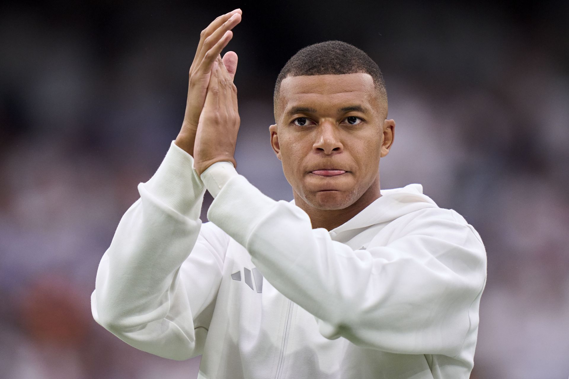 Real Madrid striker Kylian Mbappe