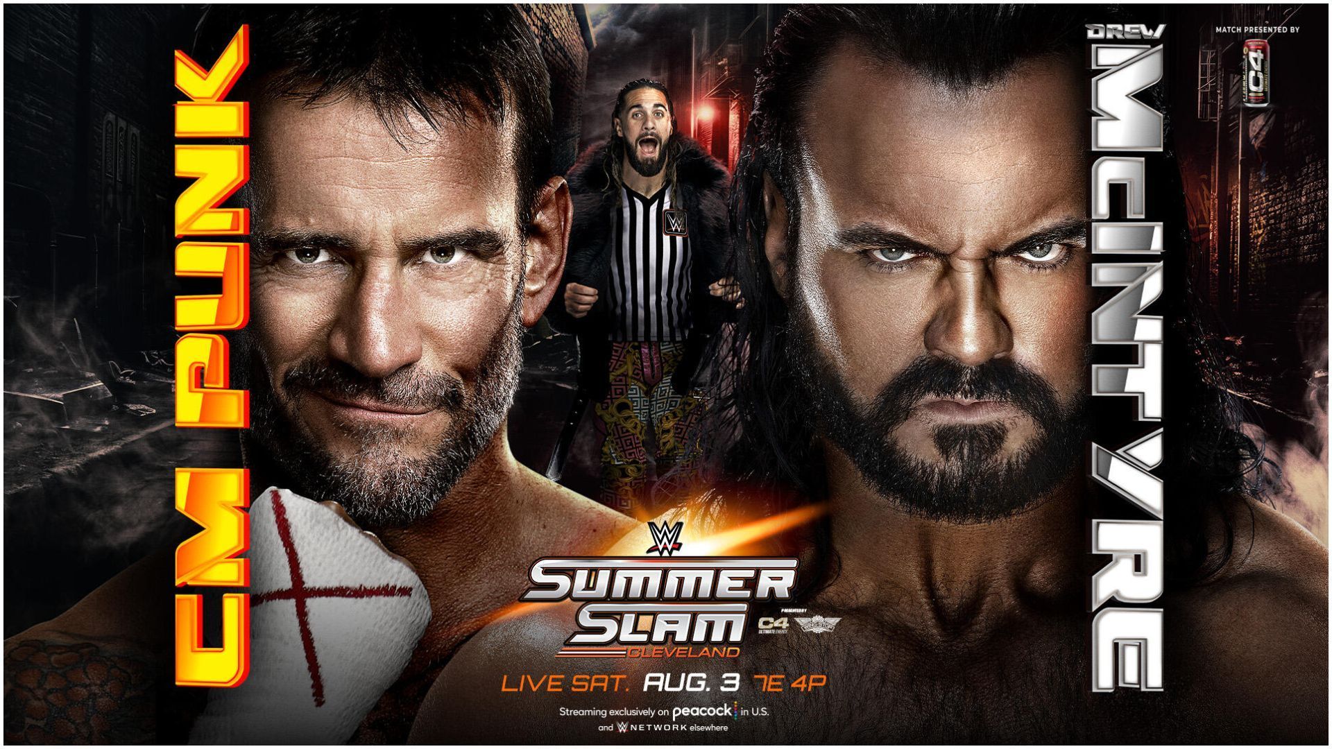 CM Punk and Drew McIntyre will face each other at WWE SummerSlam! (Photo via: WWE.com)