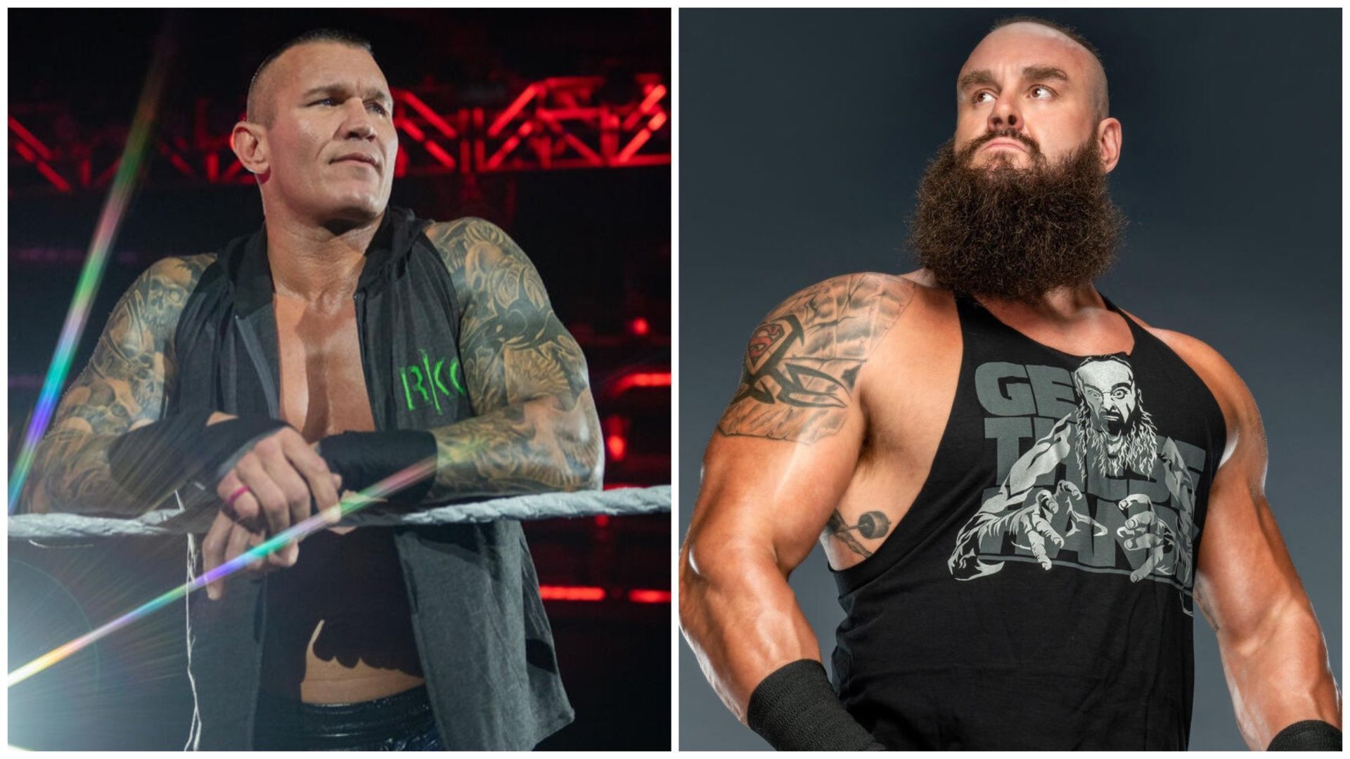 WWE legend shocked by new Randy Orton look, compares him to Braun Strowman. (Photos: WWE.com)