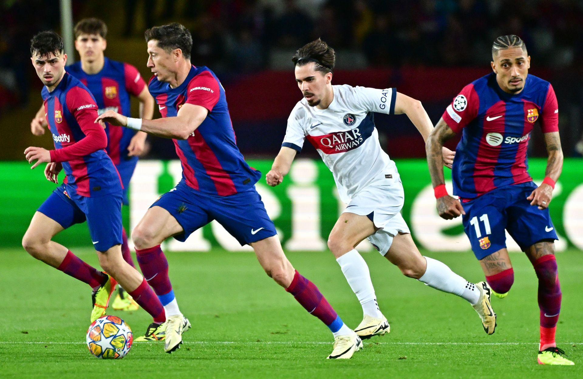 FC Barcelona v Paris Saint-Germain: Quarter-final Second Leg - UEFA Champions League 2023/24 - Source: Getty