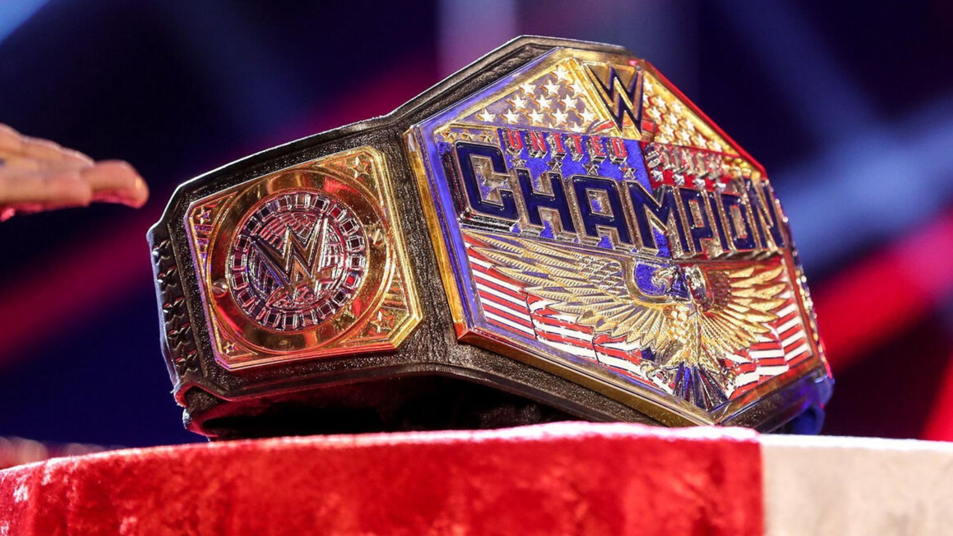 United States Champion spotted with a new look! [Image credit: WWE.com]