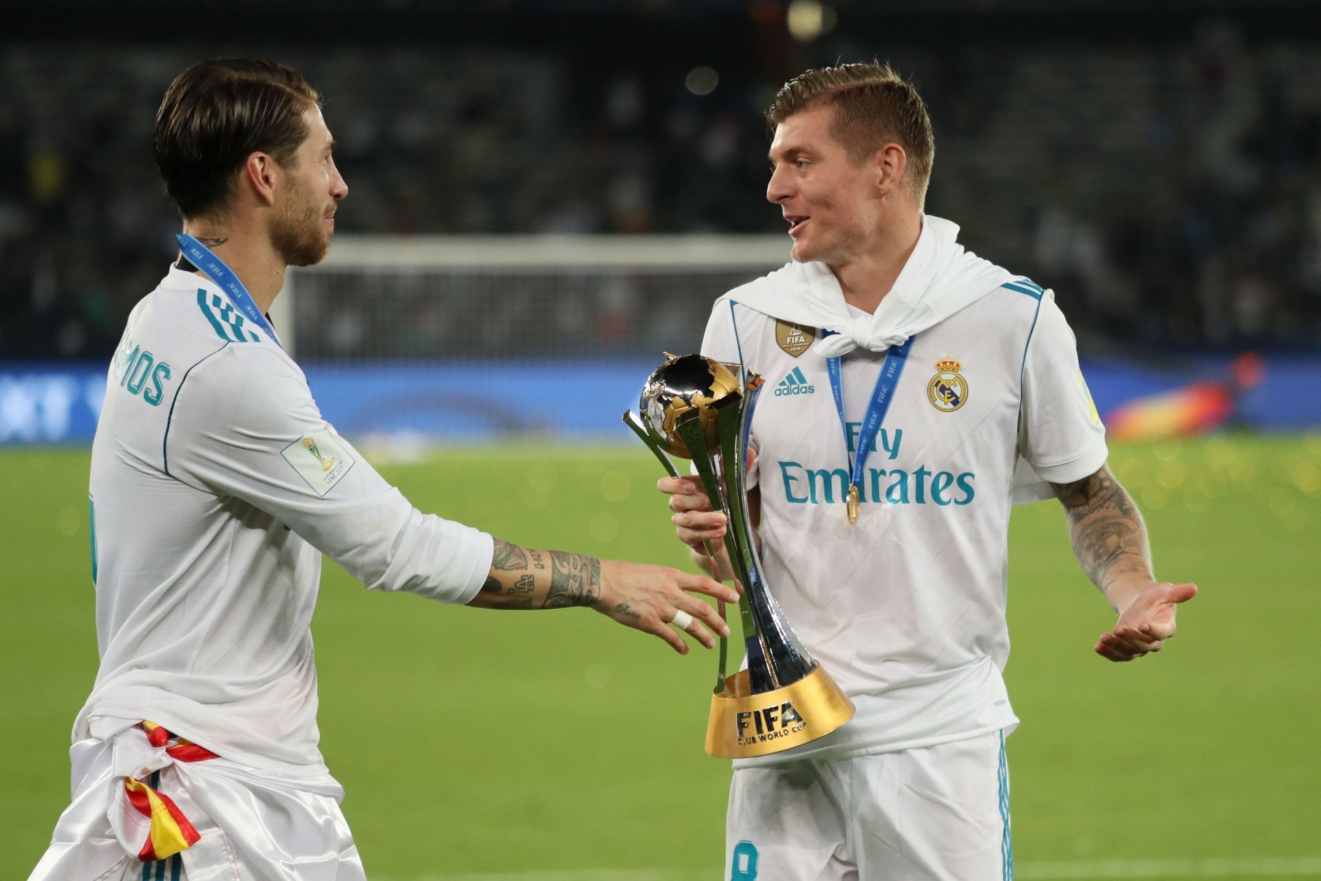 Former Real Madrid stars Sergio Ramos and Toni Kroos - Source: Getty