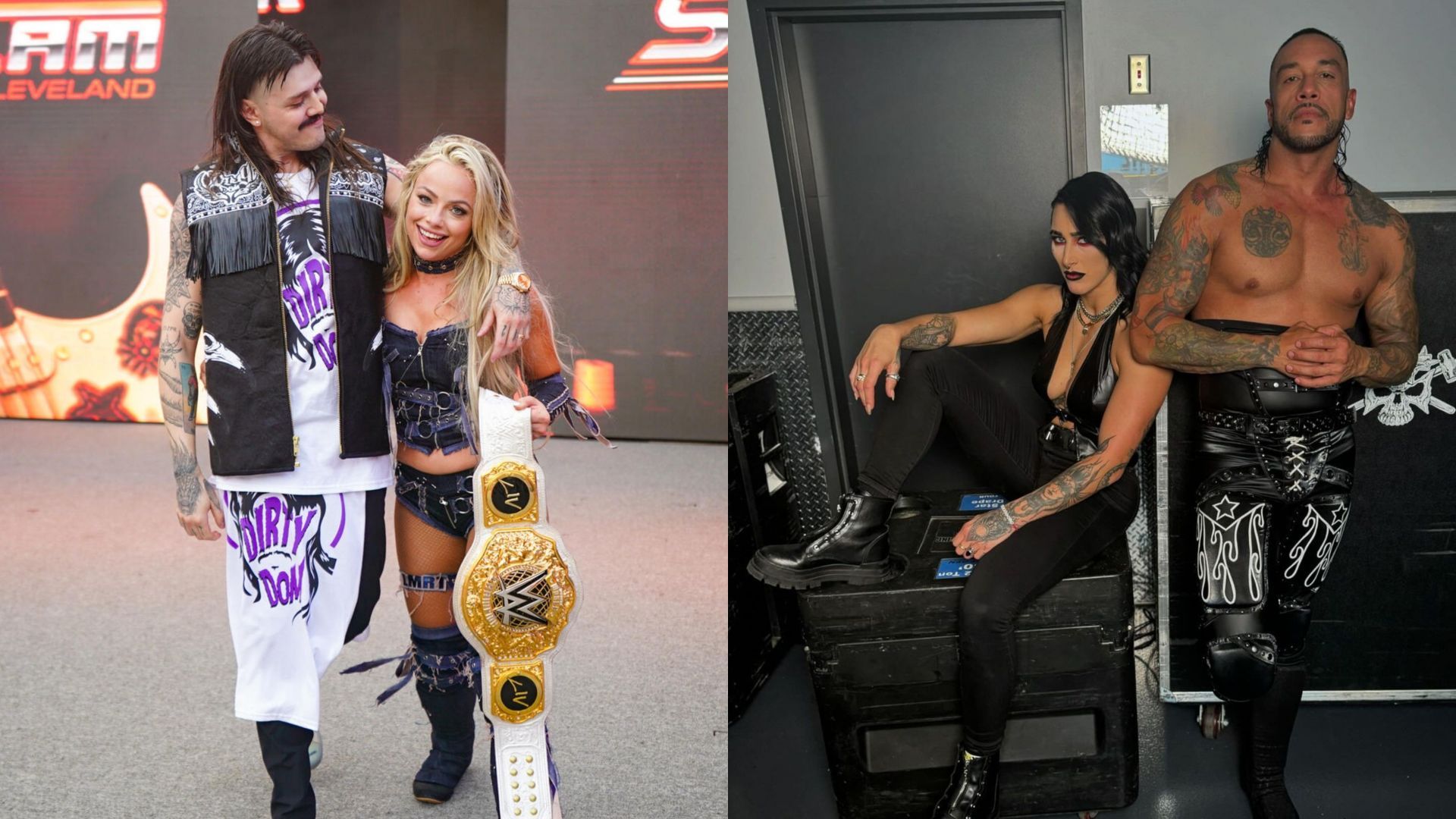 Who will win the Mixed Tag Team Match at WWE Bash in Berlin? (Images credit: WWE.com and Damian Priest