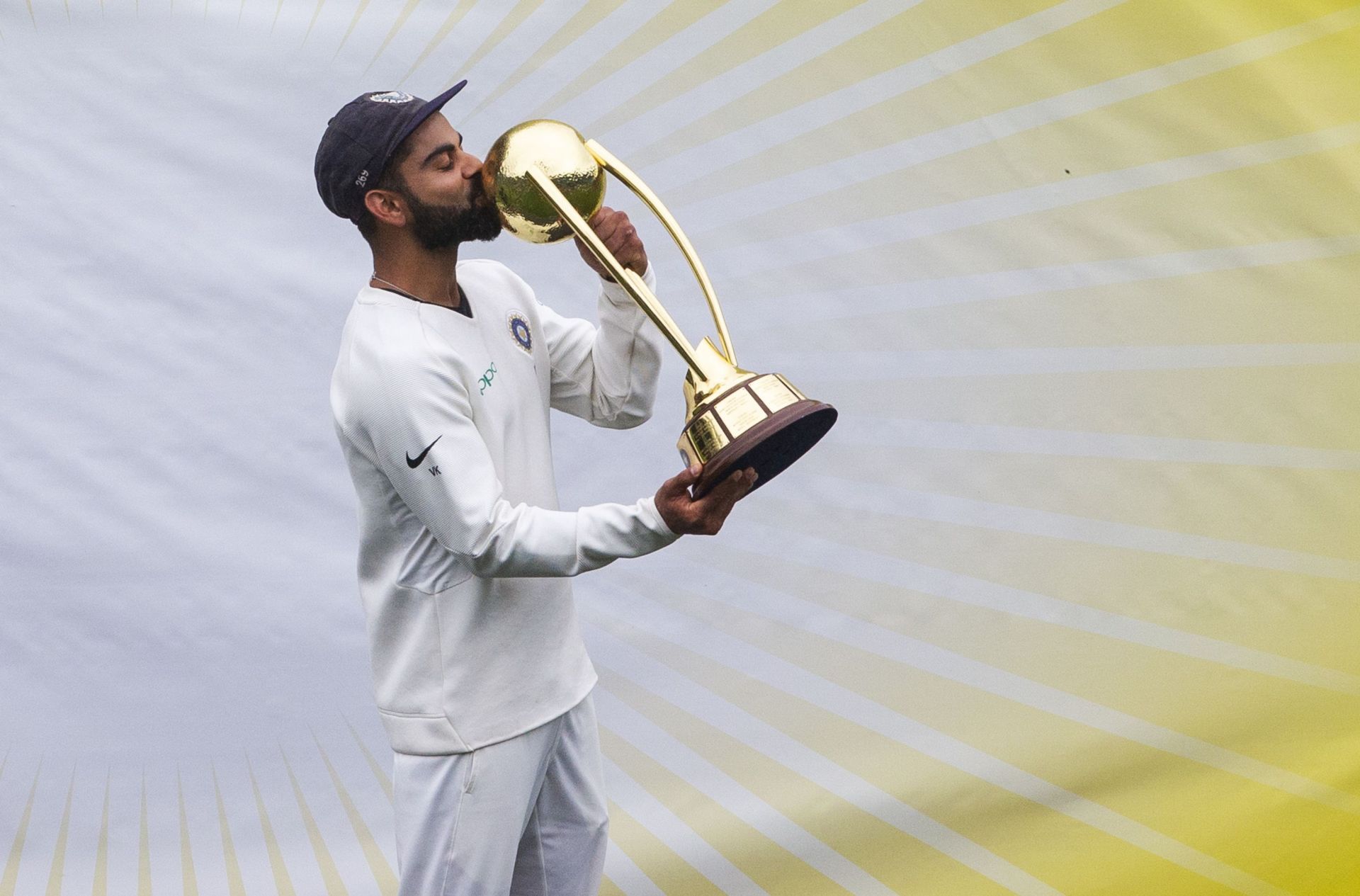 India have held the Trophy since the 2016/17 series [Credit: Getty]